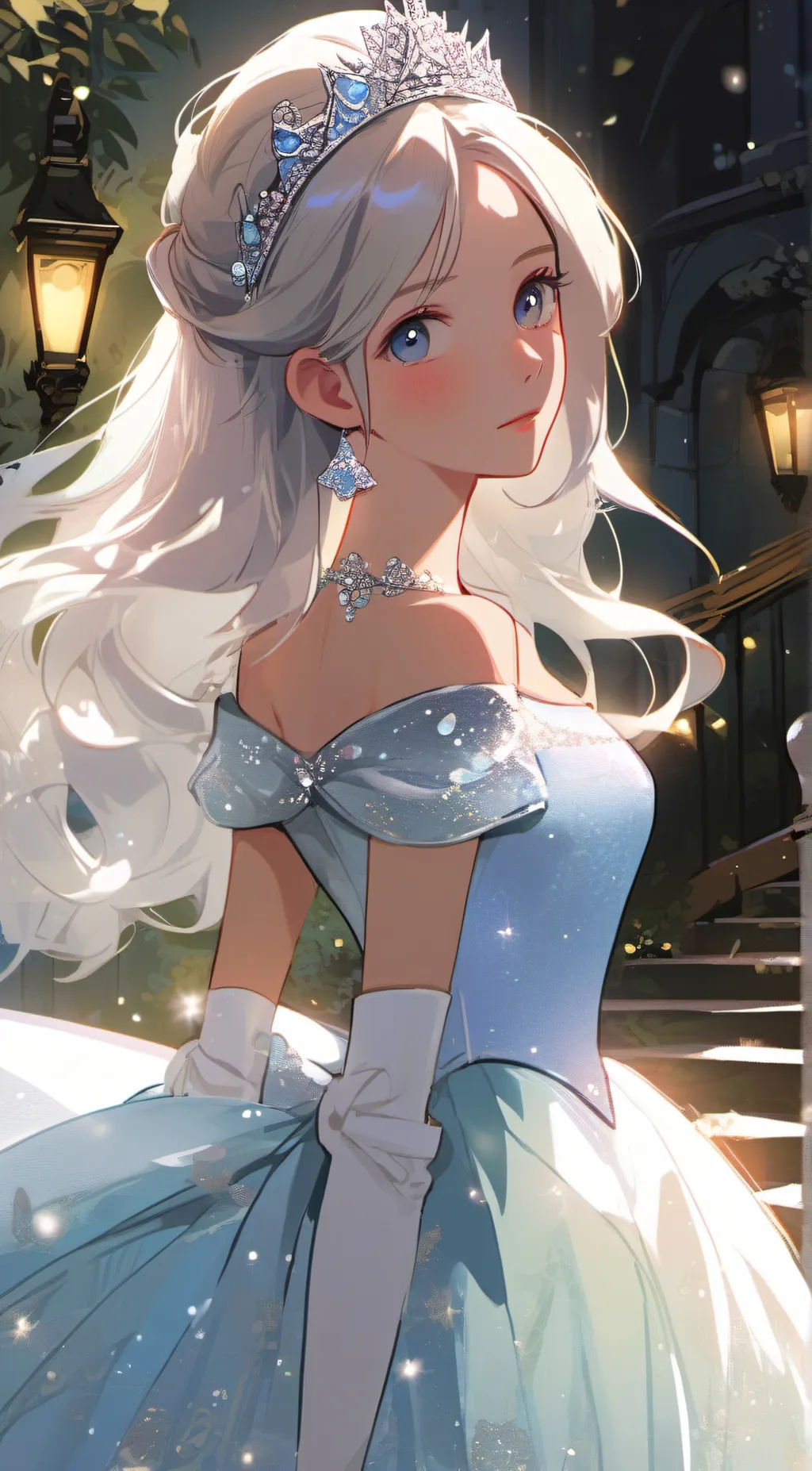 ai character: princess Luna  background