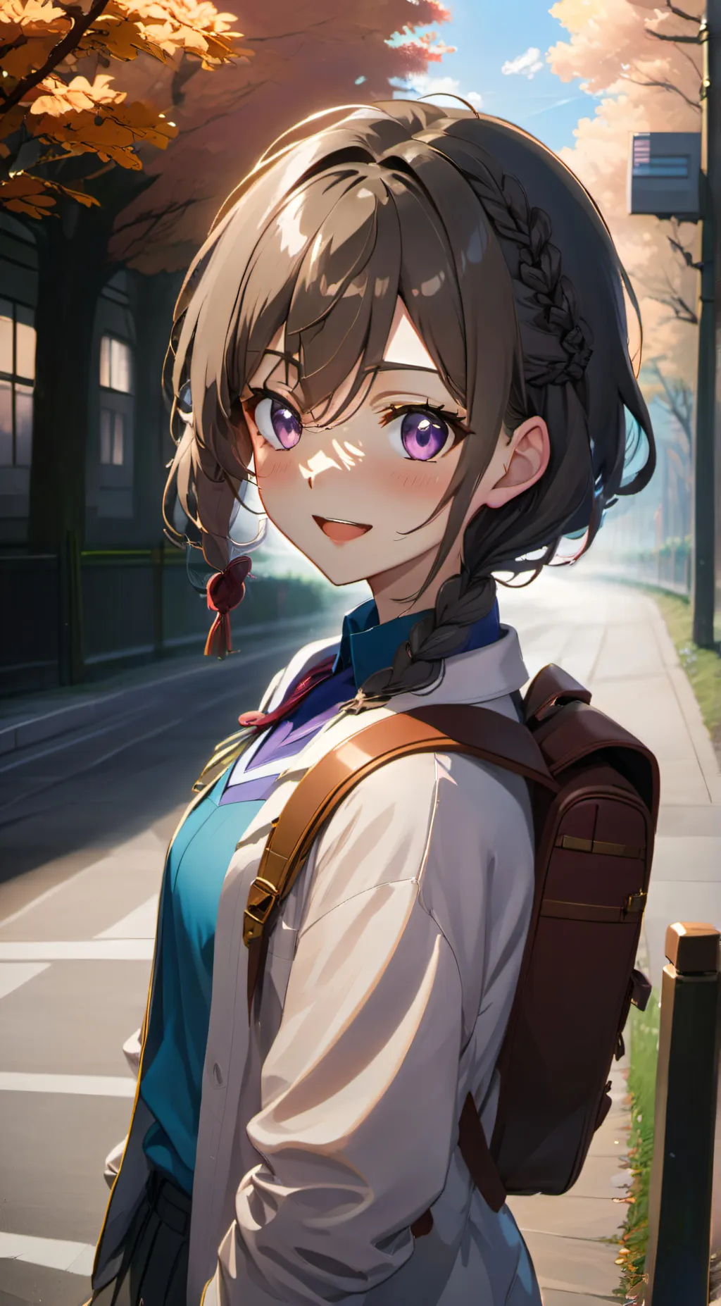 ai character: Luna background