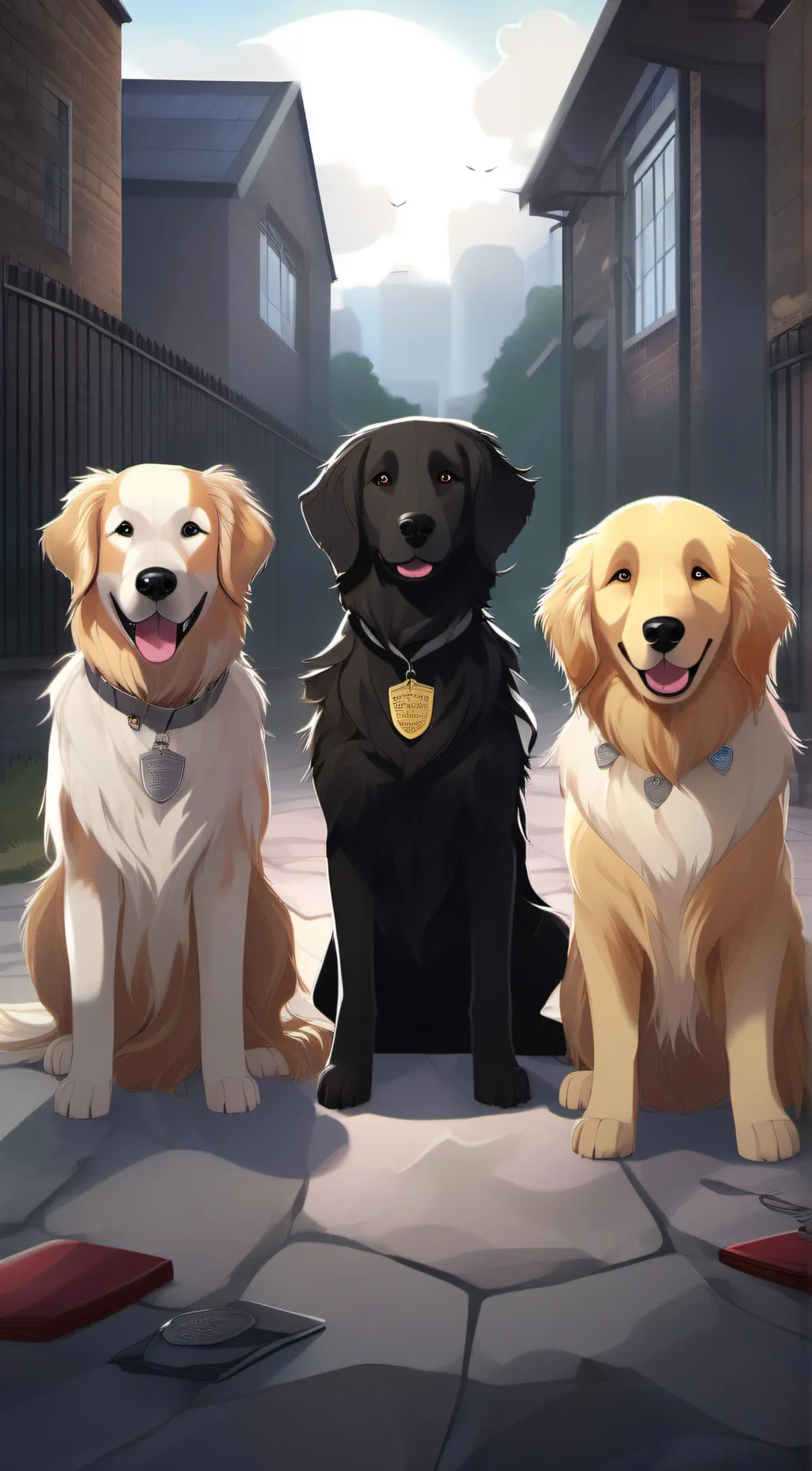 ai character: Pup Academy  background