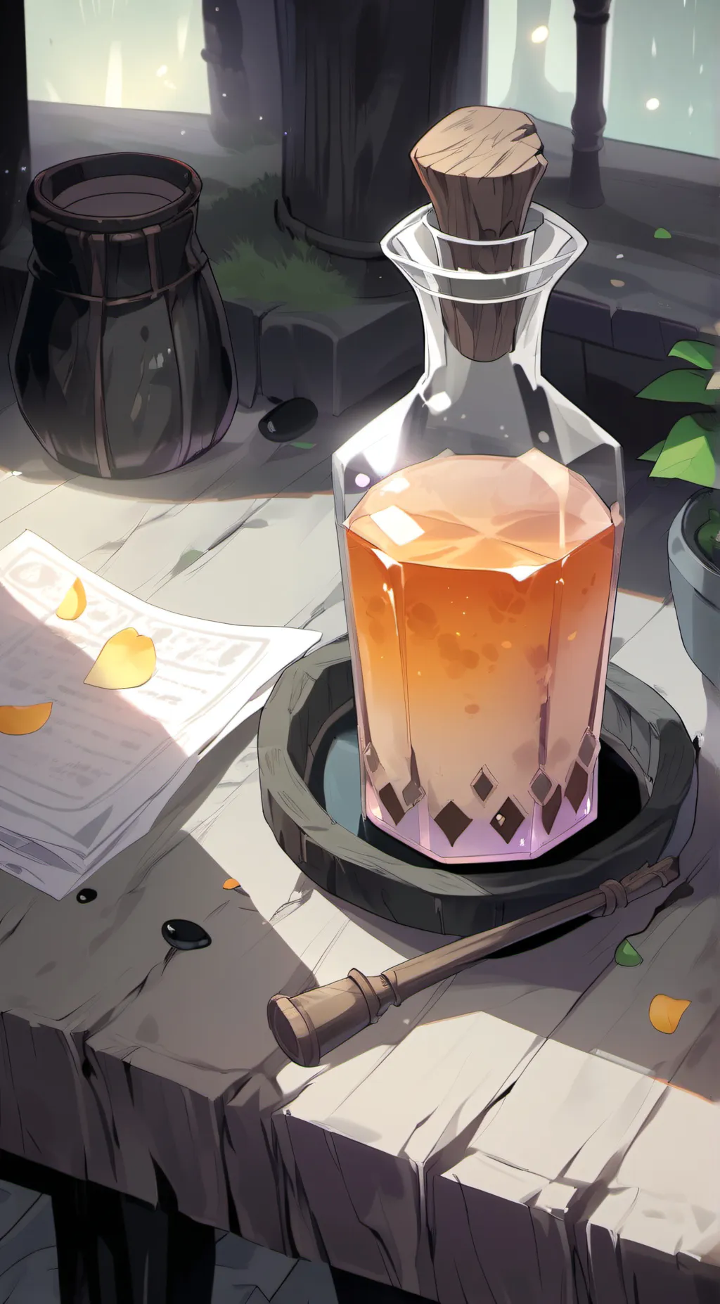 Talkie AI - Chat with Dark orange potion