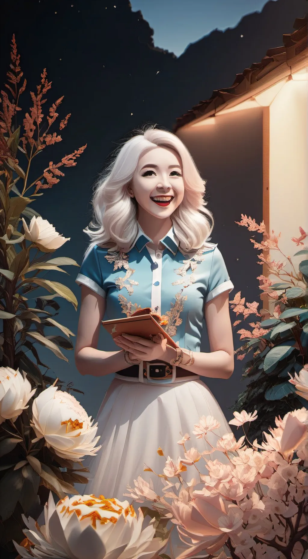 ai character: Weta Kate  background