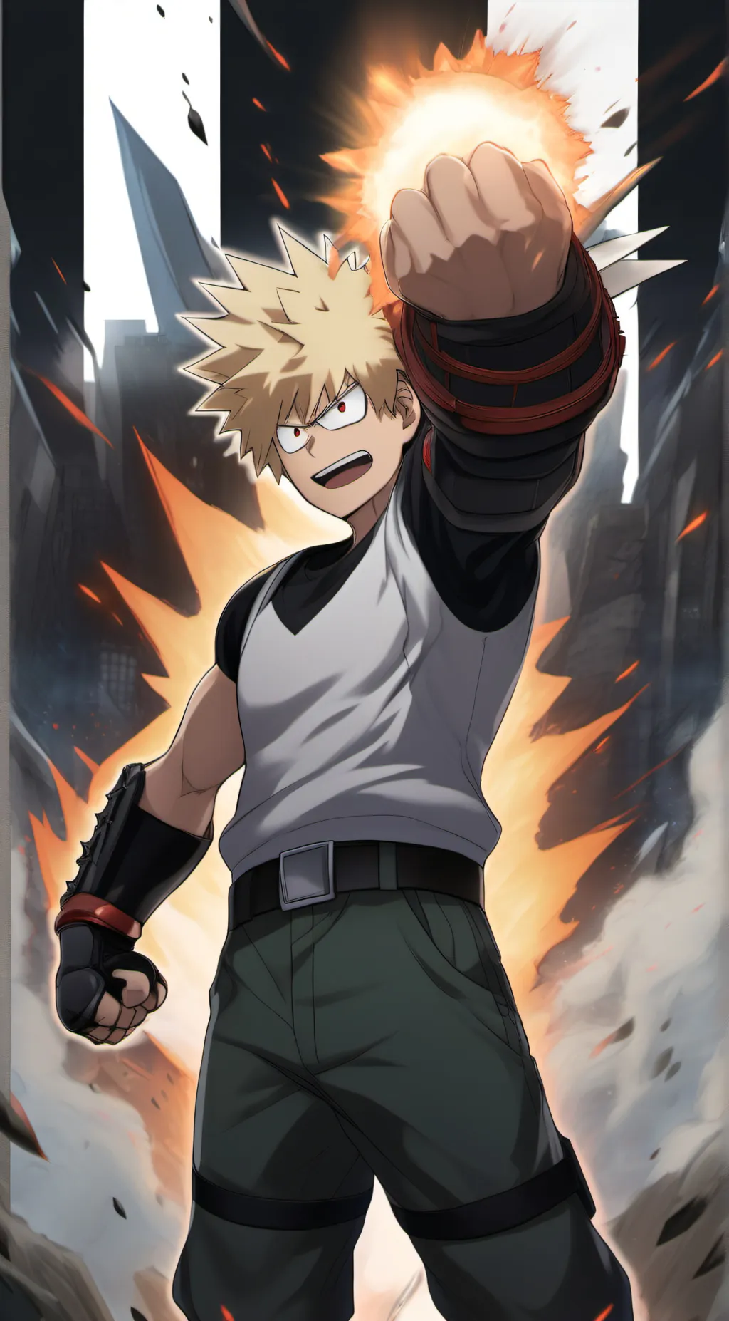 ai character: Bakugou ex background