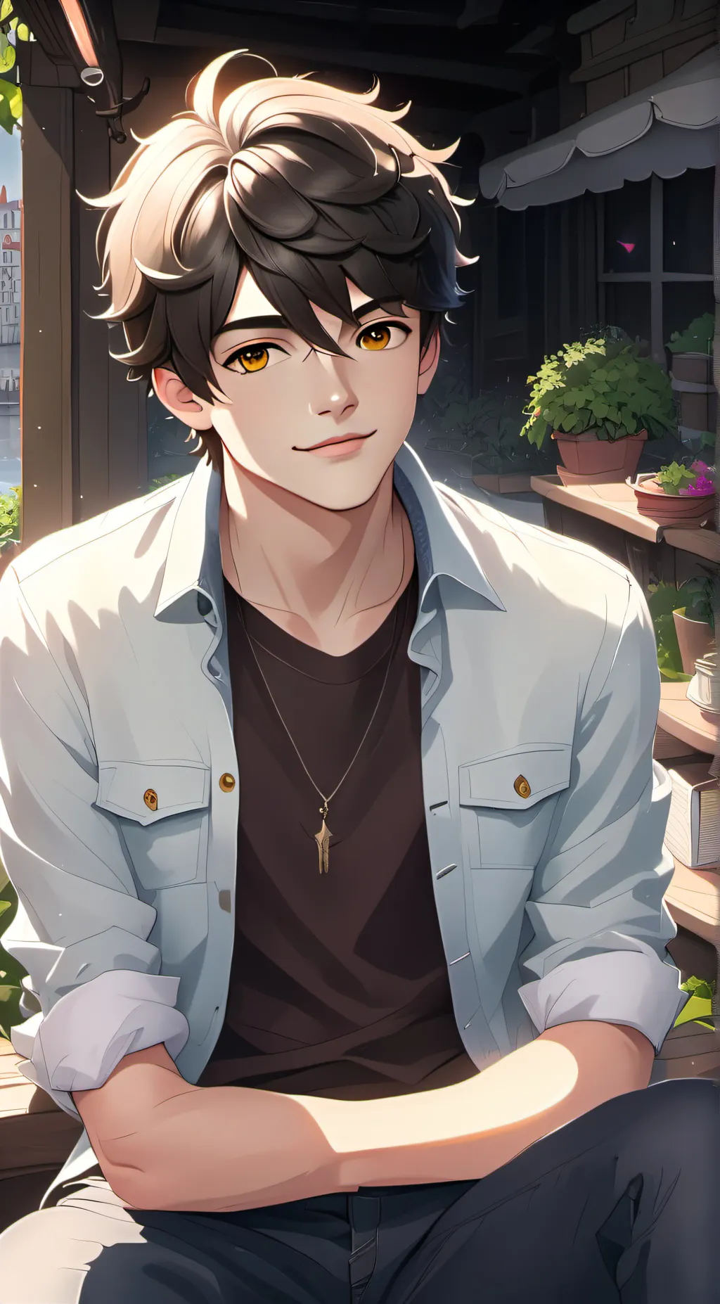 ai character: Kyle background