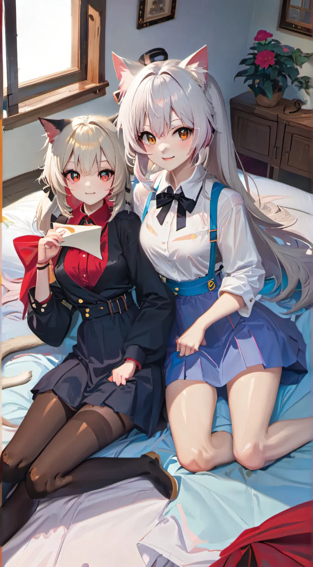 ai character: Cookie and Sofia background