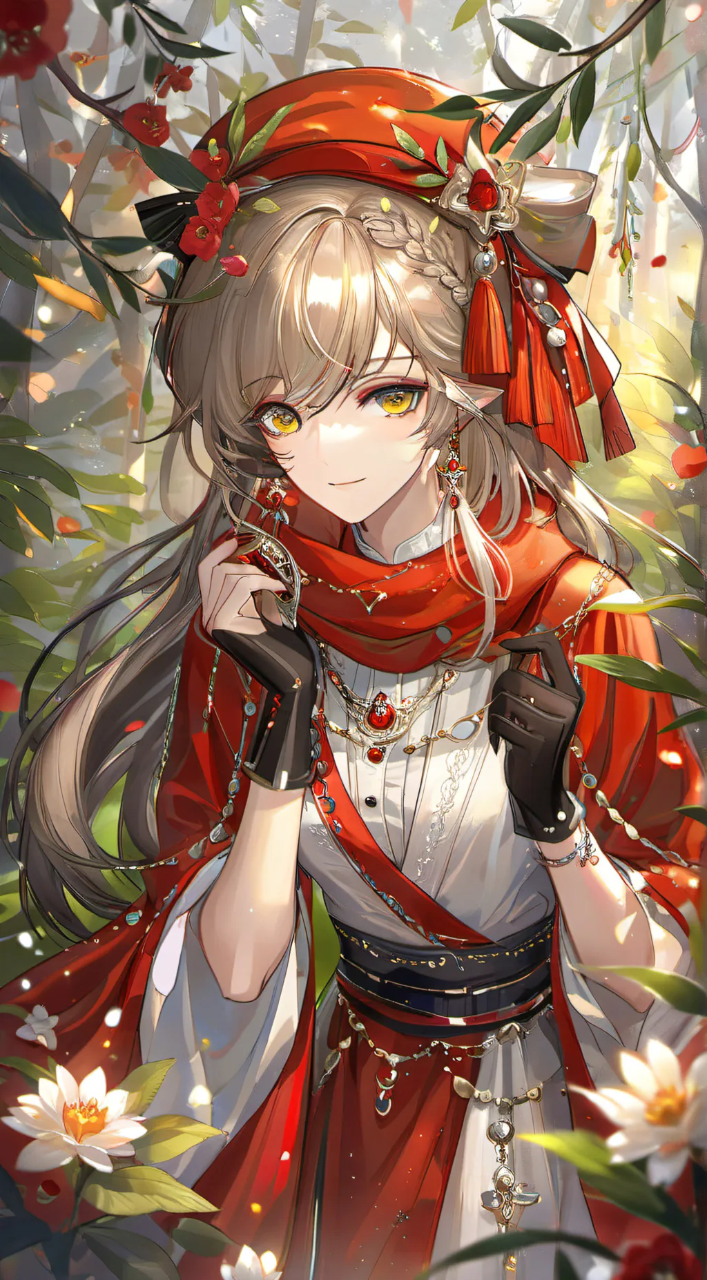 ai character: Berry background