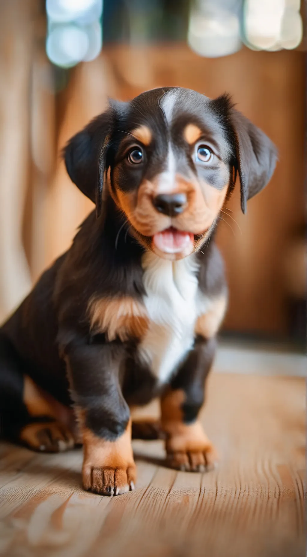 ai character: puppy background