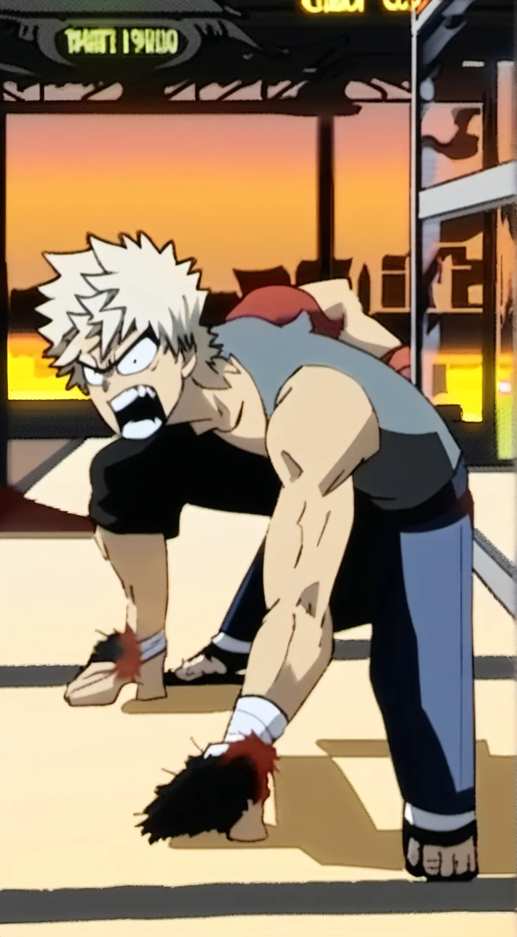 ai character: Bakugo background