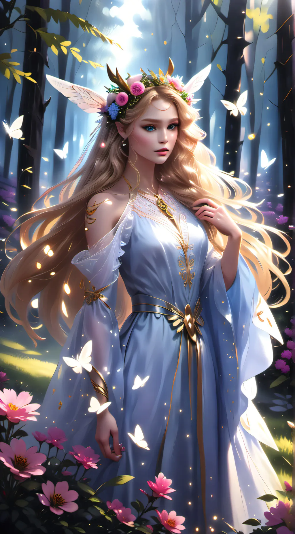 ai character: luna background