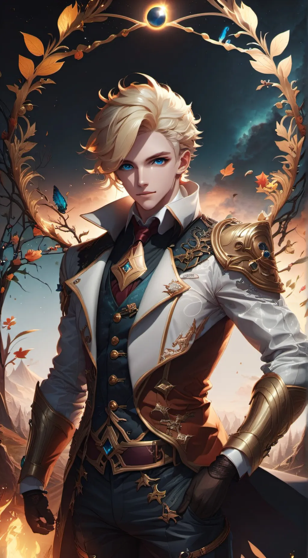 ai character: Prince Julian  background