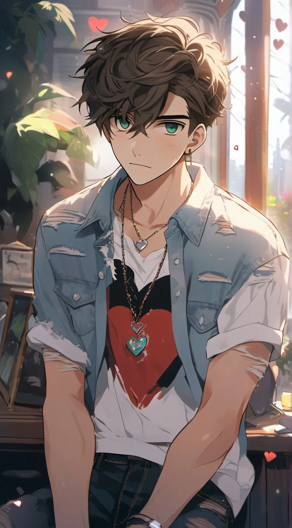 ai character: Justy ( Justin ) background