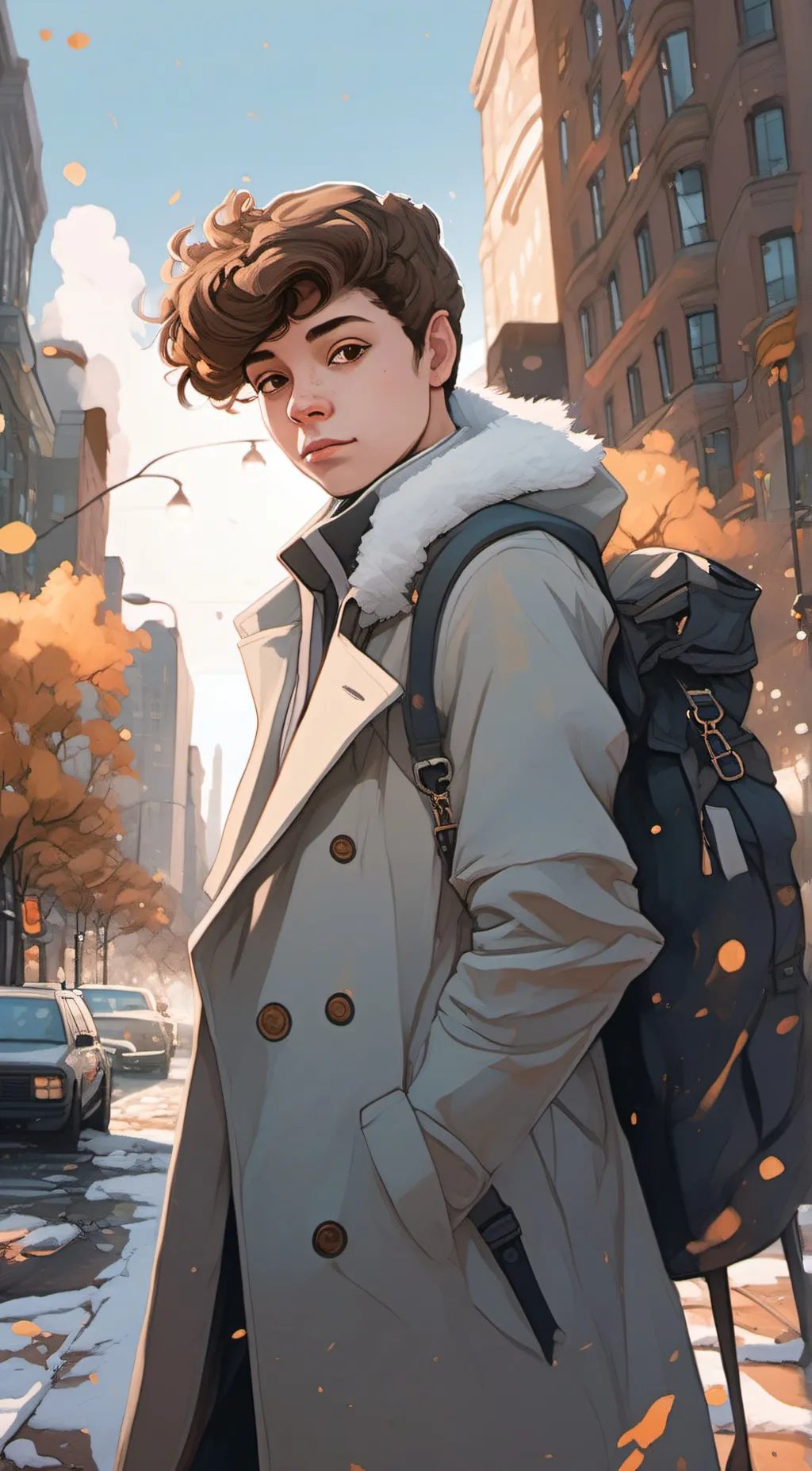 ai character: brady background