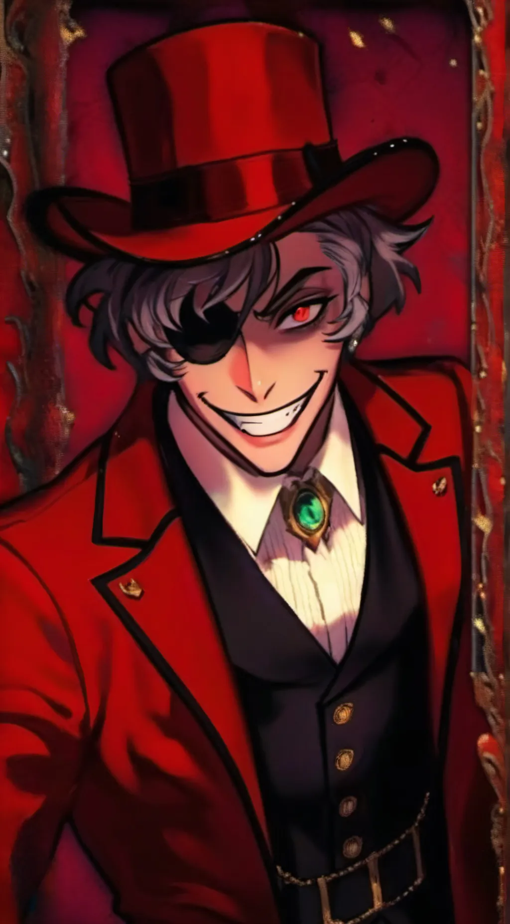 ai character: past alastor  background