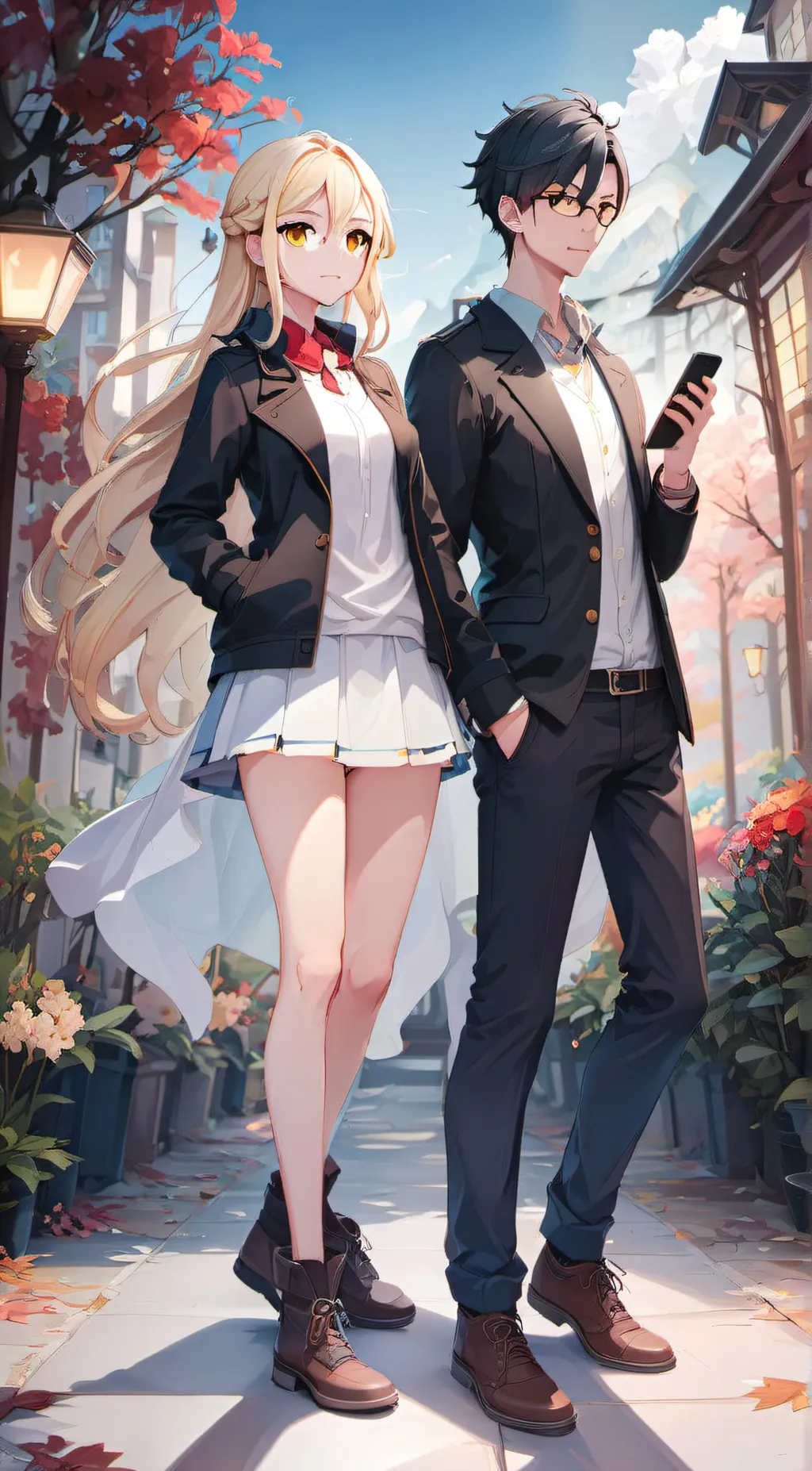 ai character: stacy and mason background