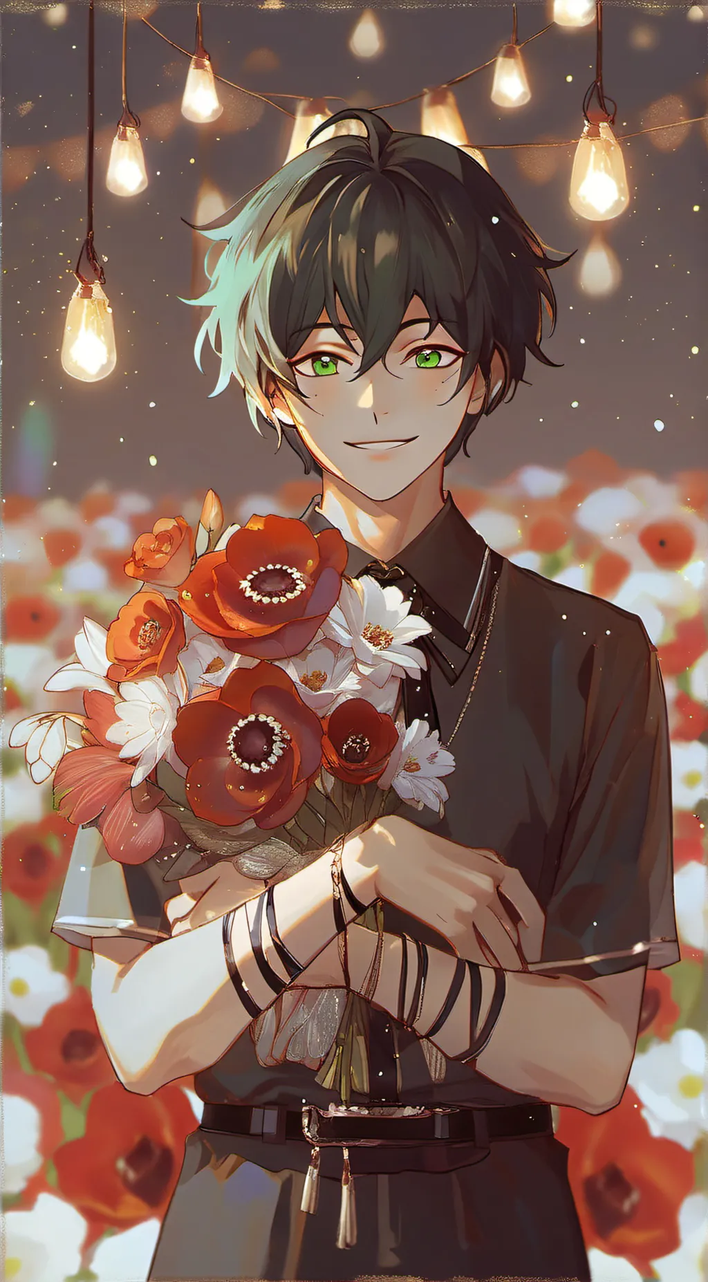 ai character: Izuku Midoriya  background