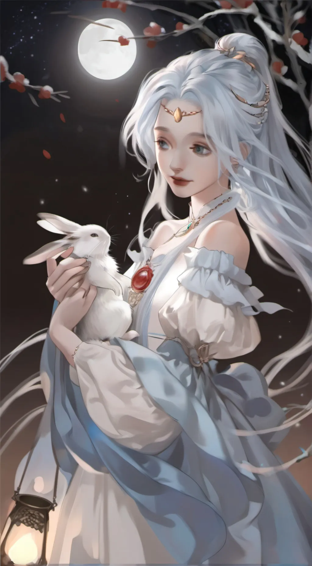 ai character: Luna background