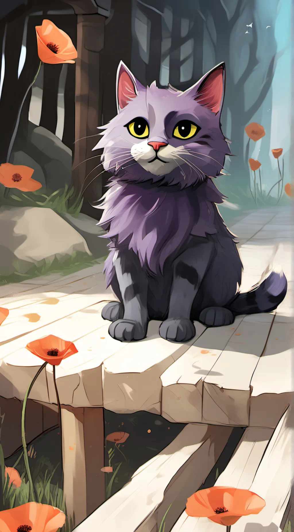 ai character: Catnap background