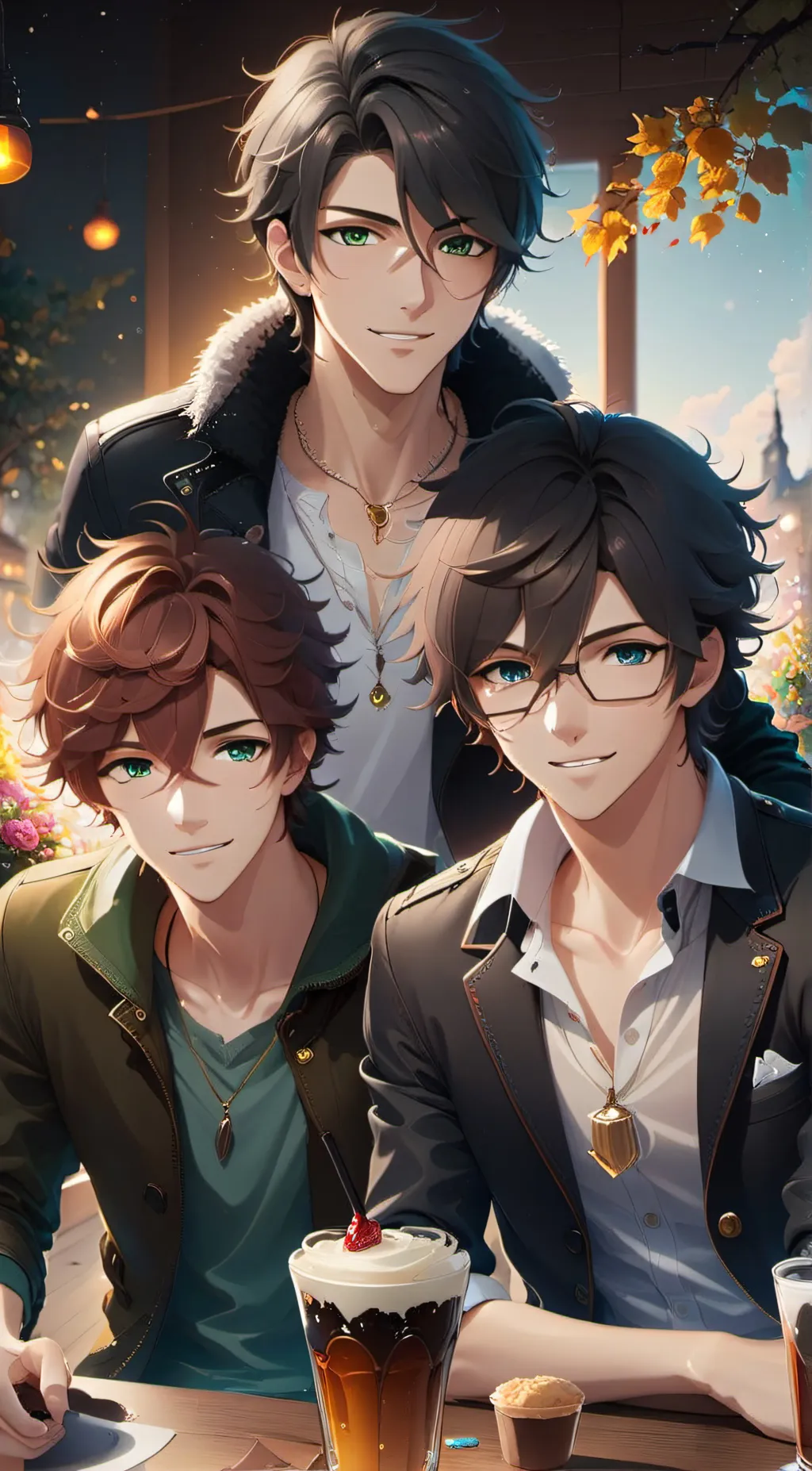 ai character: Your brothers.  background