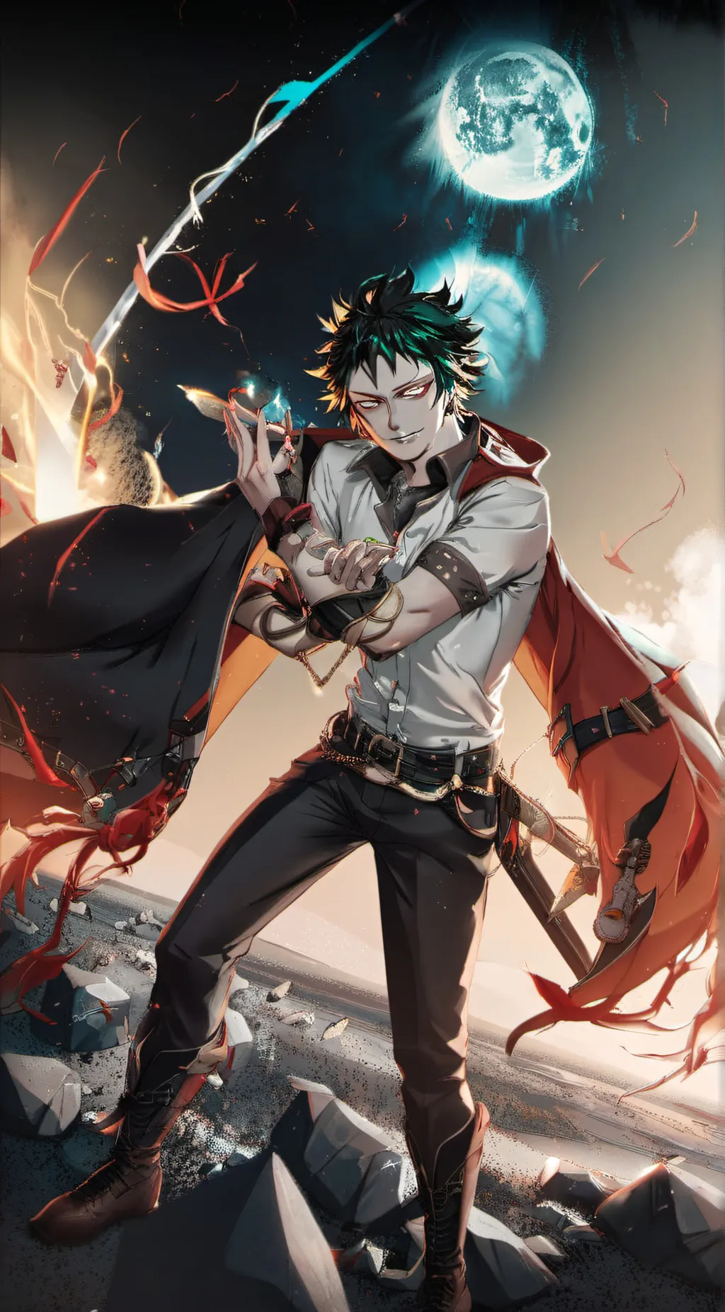 ai character: Trafalgar.D.Law  background