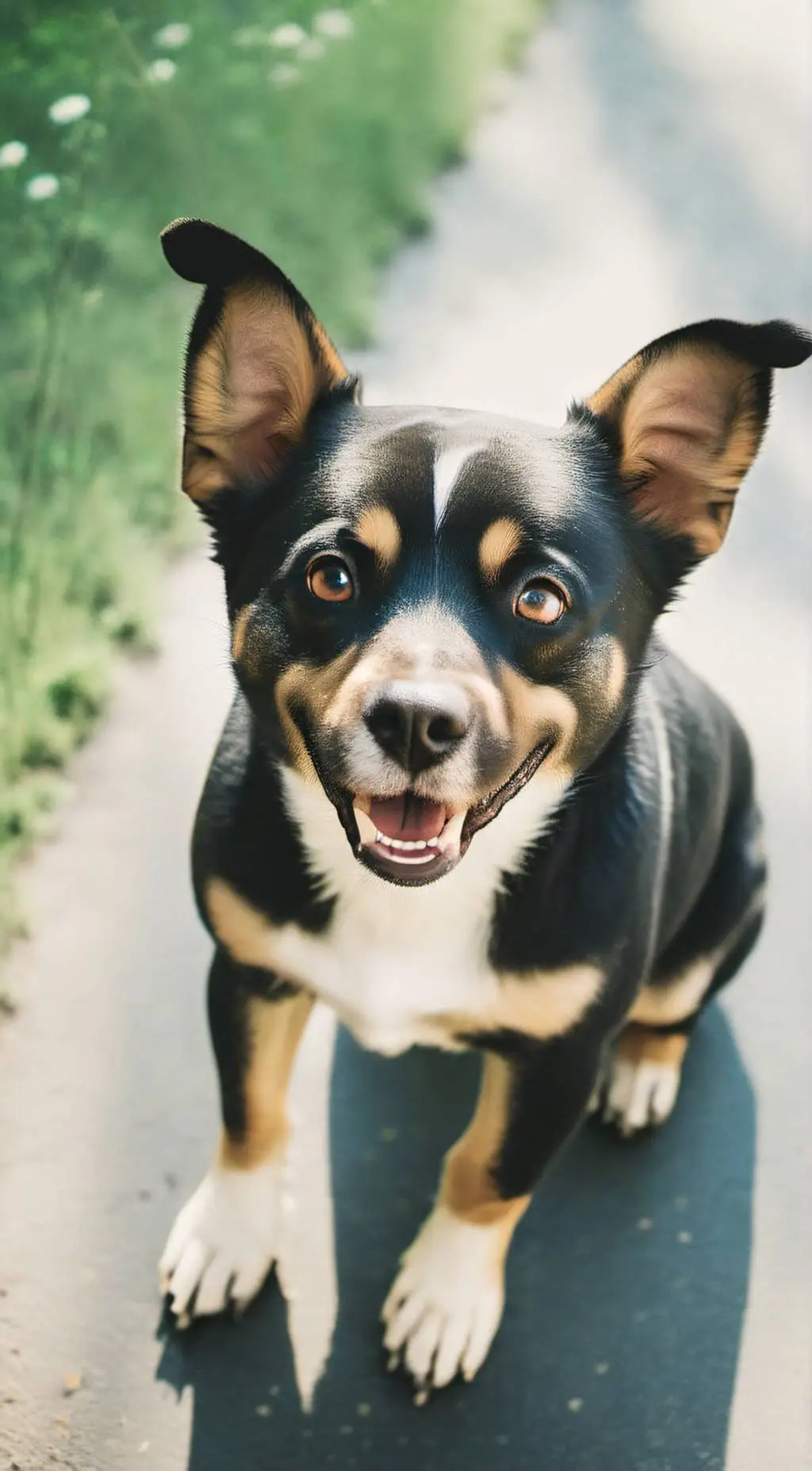 ai character: Theo the dog background