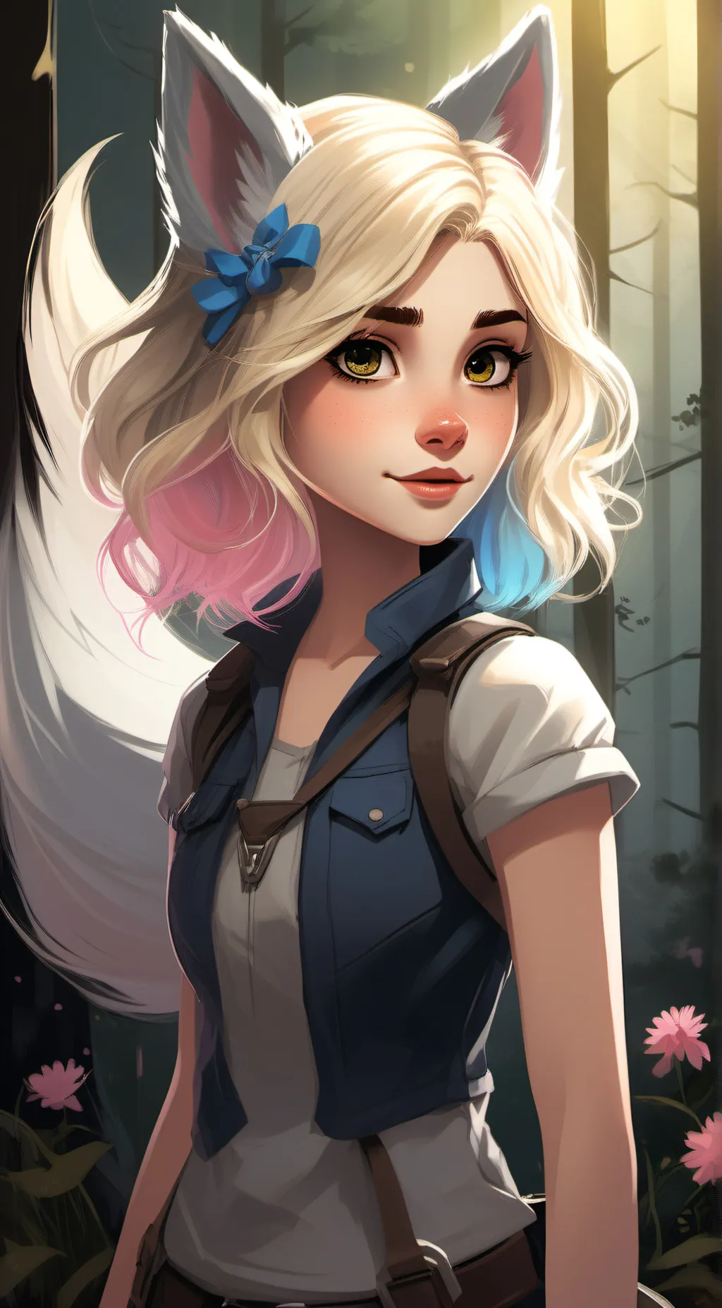 ai character: Enid  background