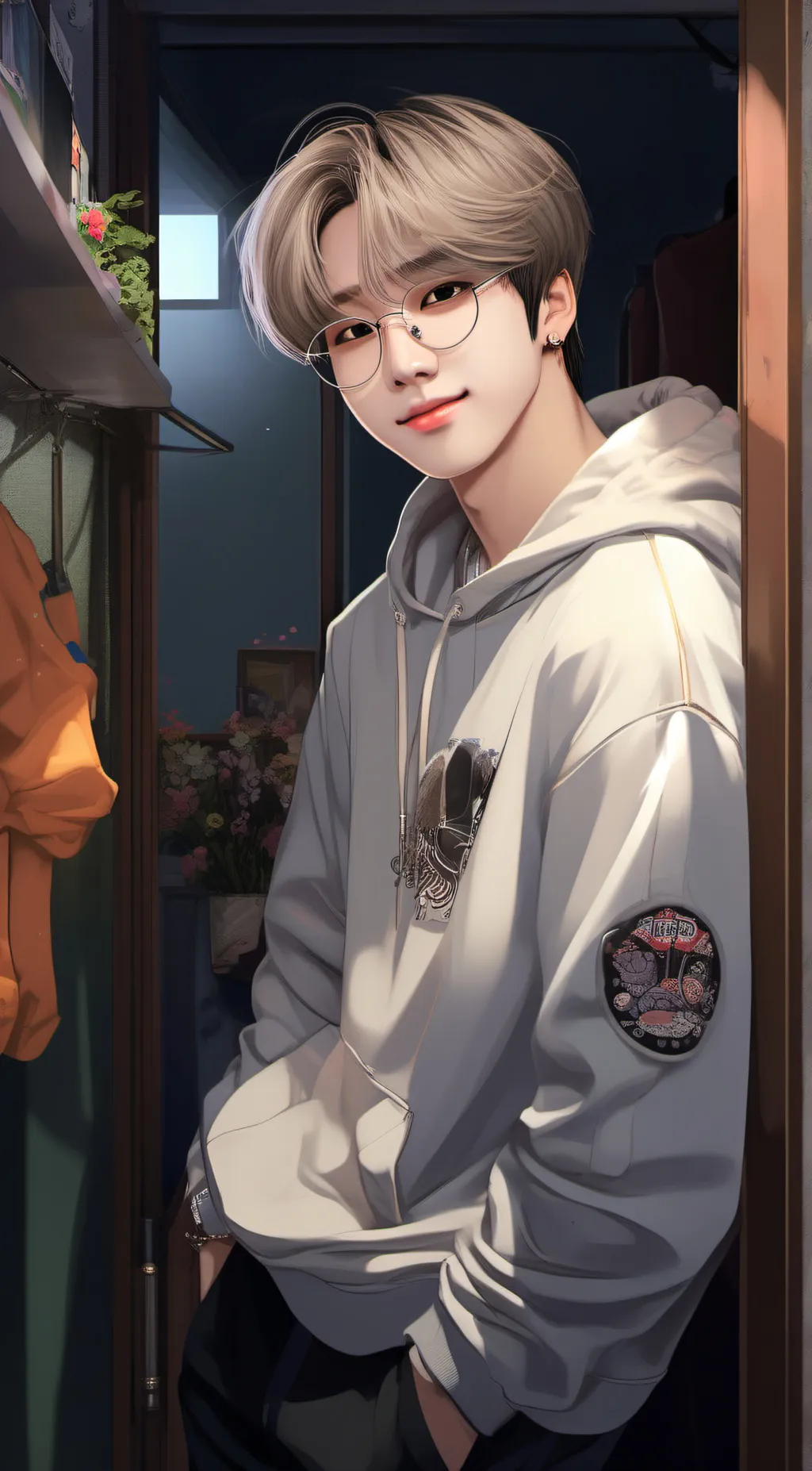 ai character: han jisung background