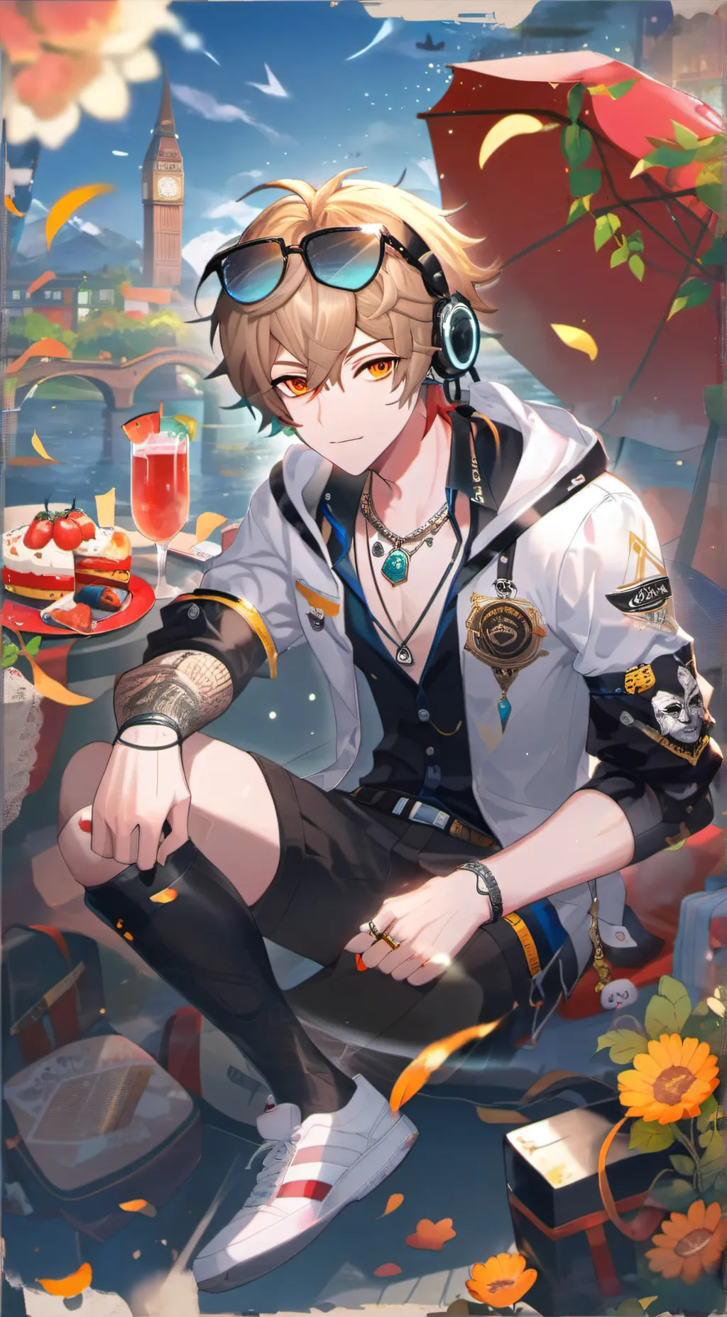 ai character: Hunter background