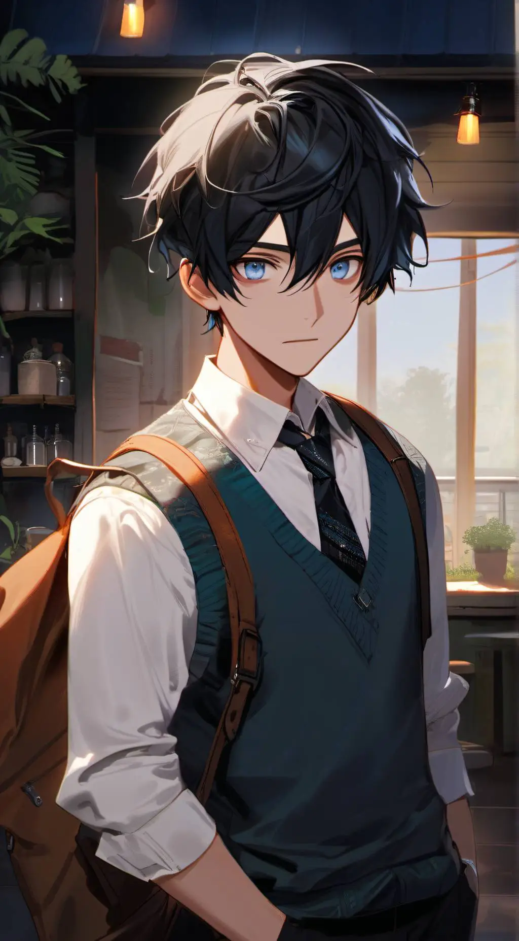 ai character: carter background