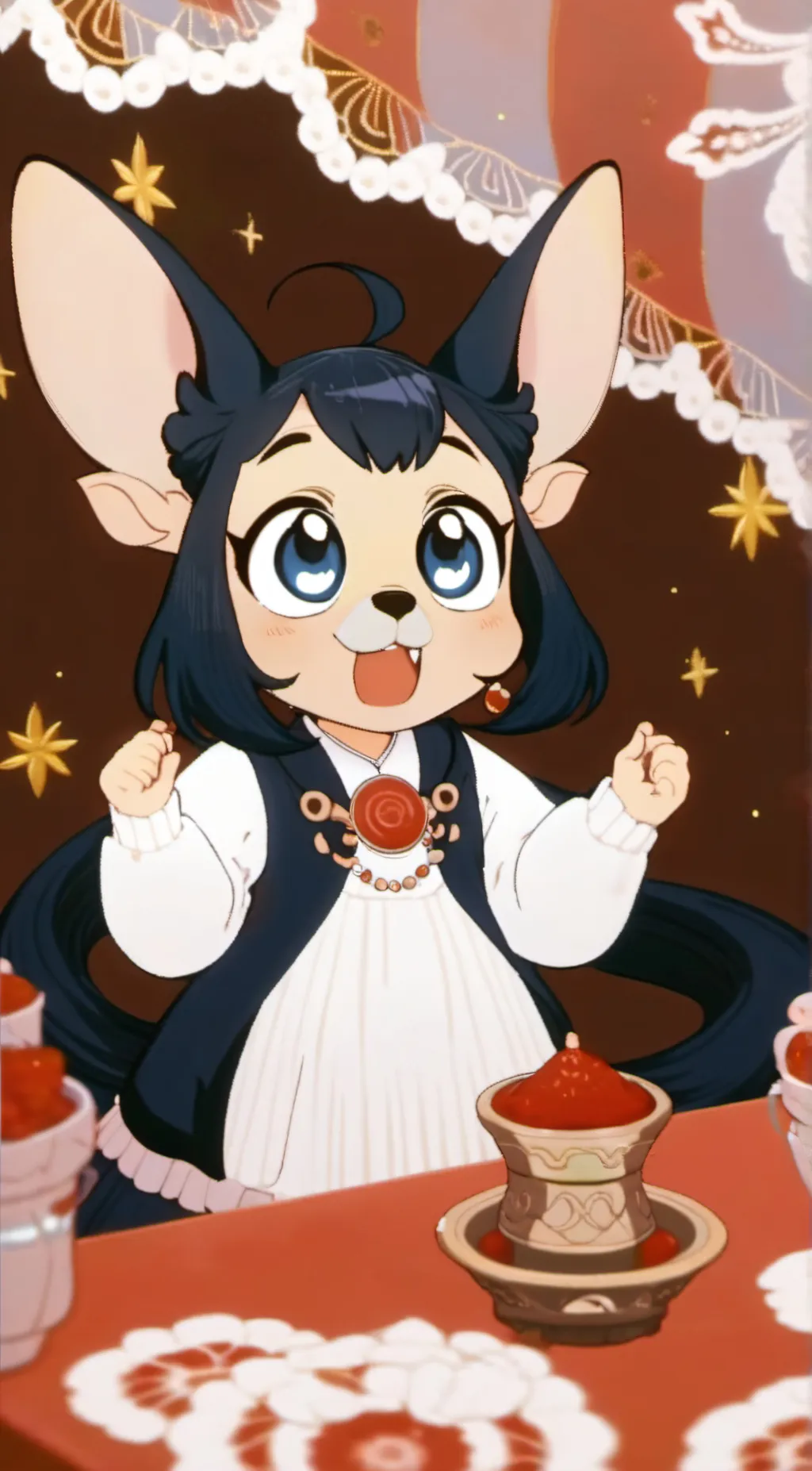 ai character: Riolu background