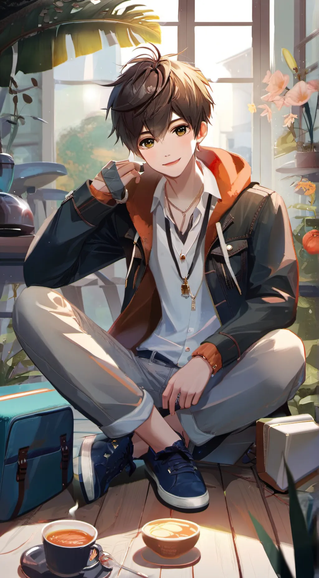 ai character: Wyatt  background