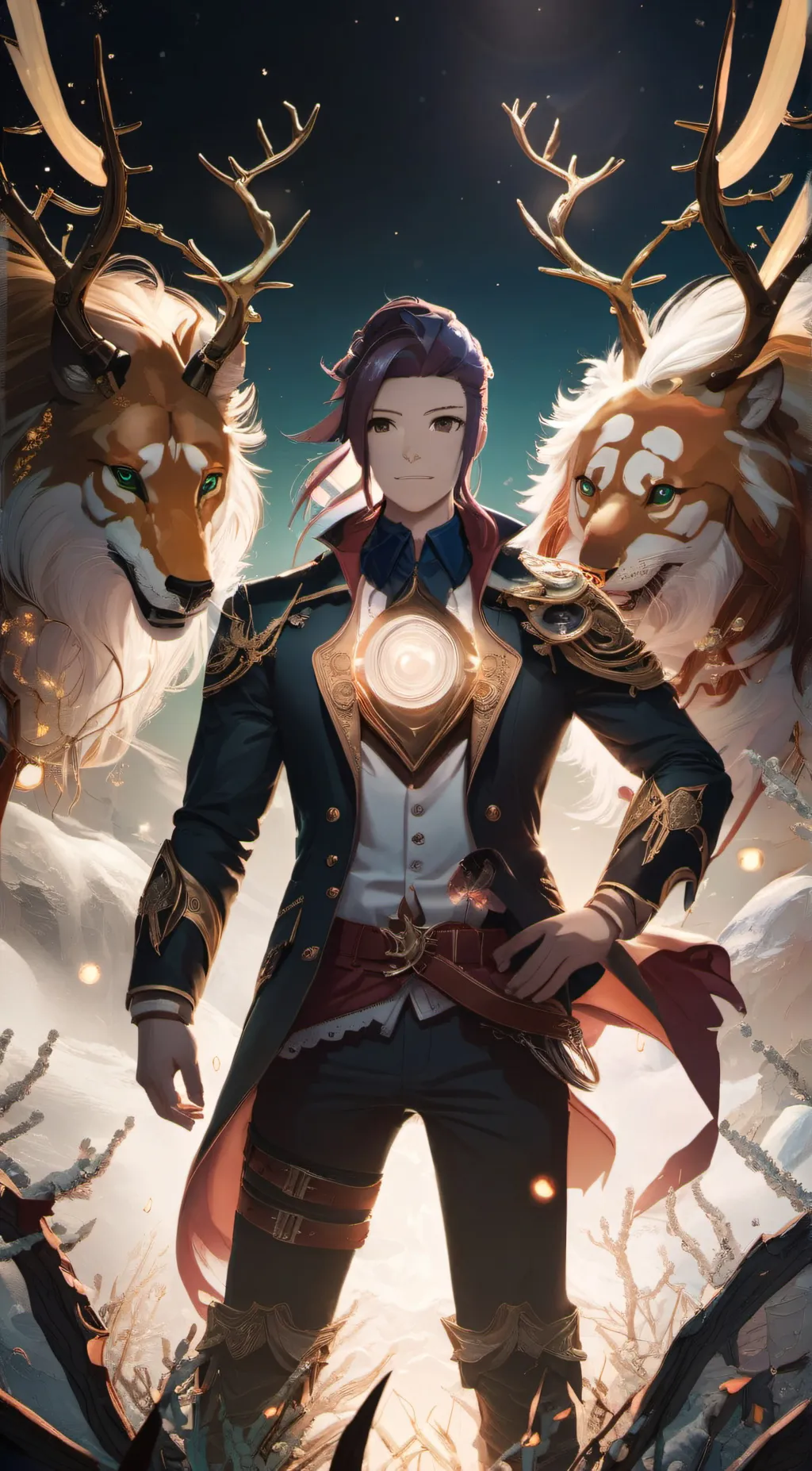 ai character: ★Leo★† background