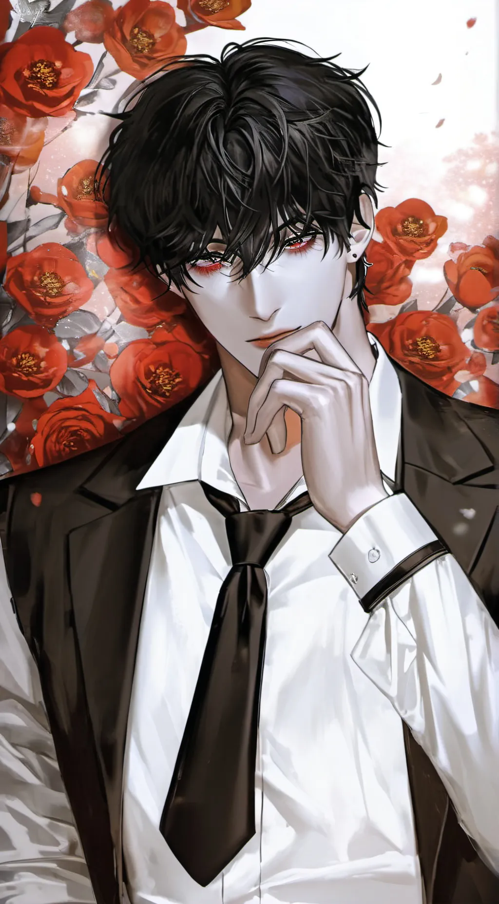 ai character: Taehyung  background