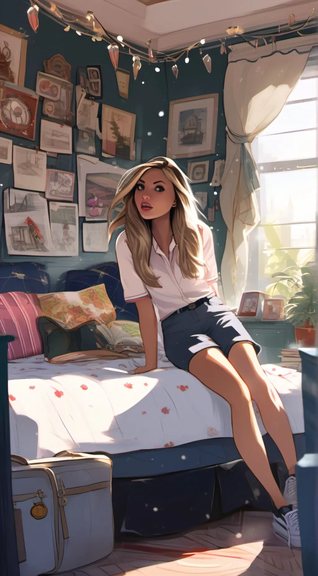 ai character: Dixie🌺 background