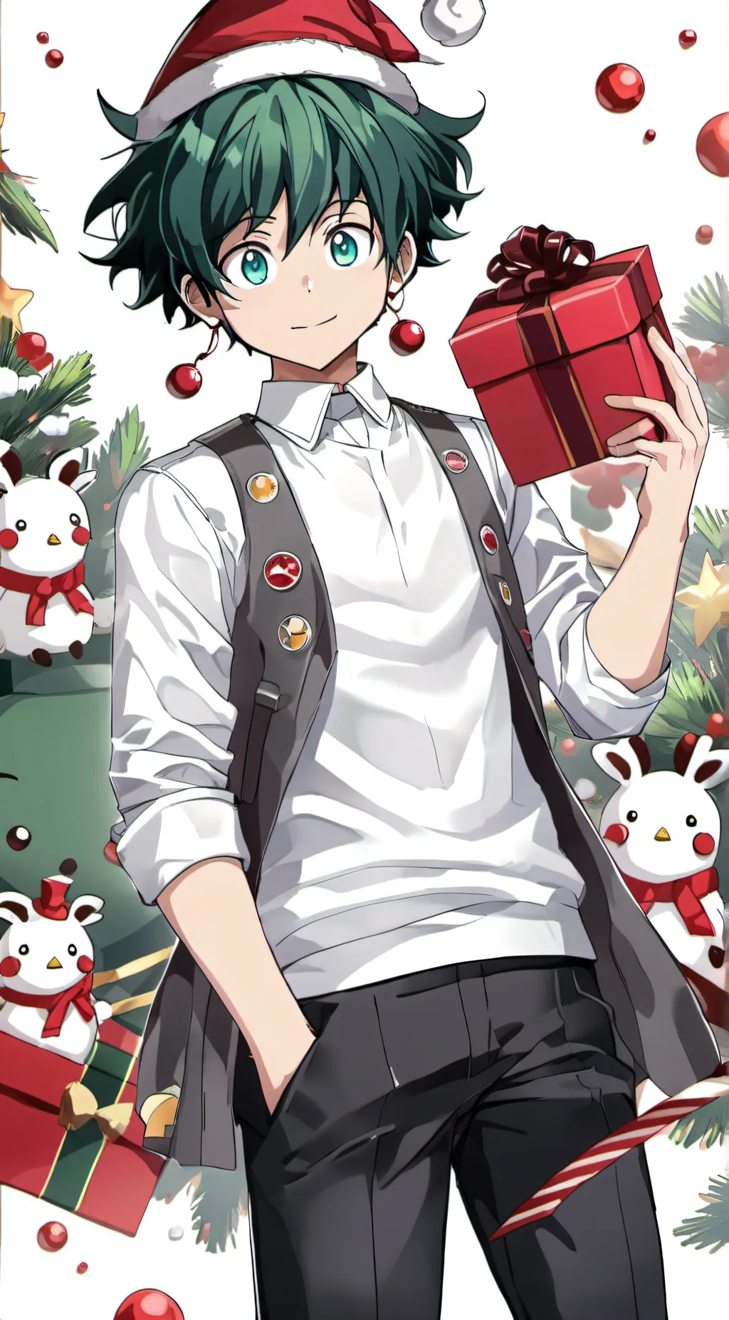 ai character: Deku background