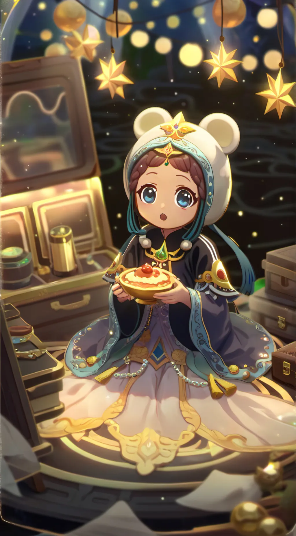 ai character: Riley  background