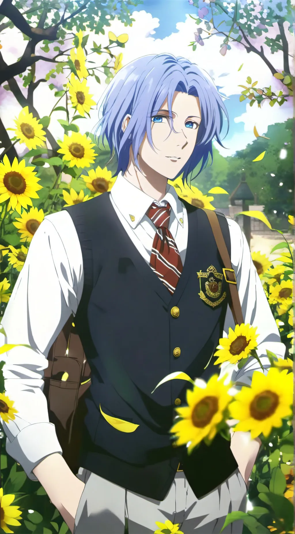 ai character: langa  background