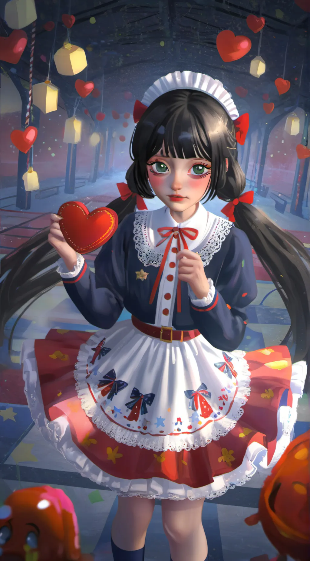 ai character: Valerie  background