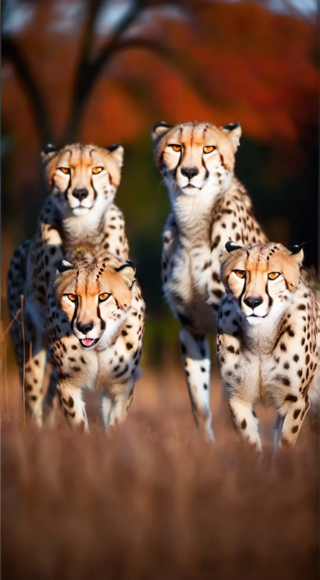 ai character: Cheetah Brothers  background