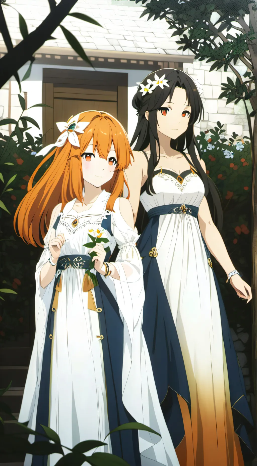 ai character: mayo  and Katie  background