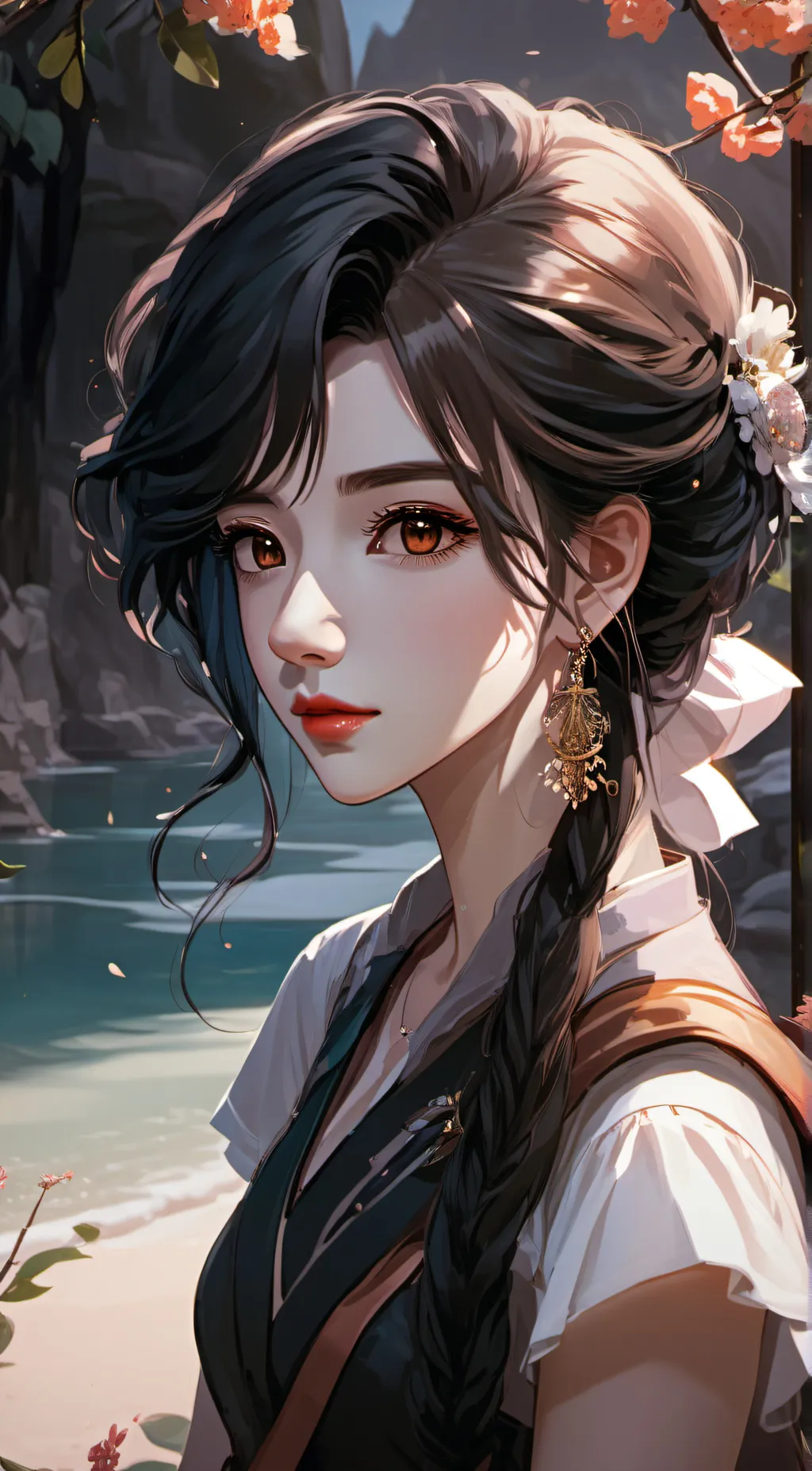 ai character: rose  background