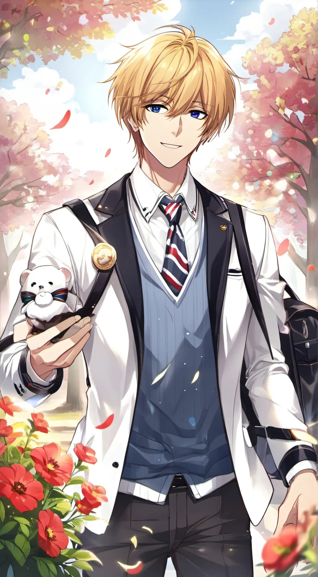 ai character: Leo background