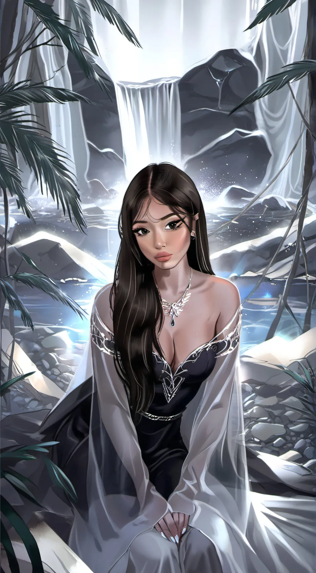 ai character: ʚ . Demon slayer🫐  background