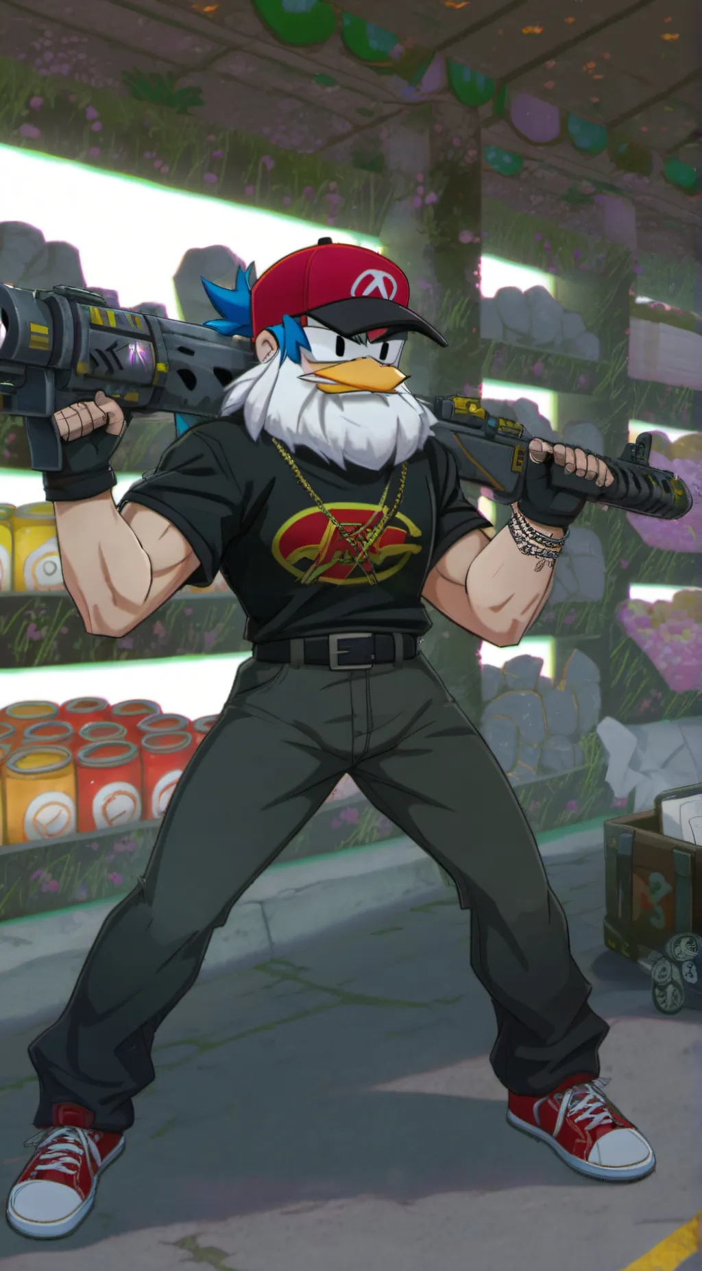 ai character: Keith Silvers  background