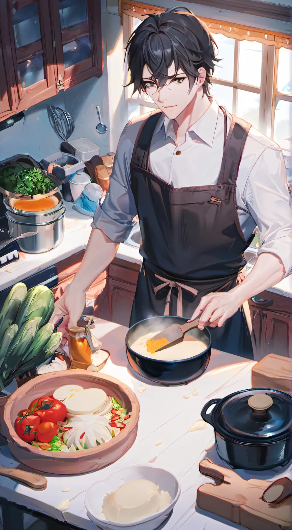 ai character: Sean  background