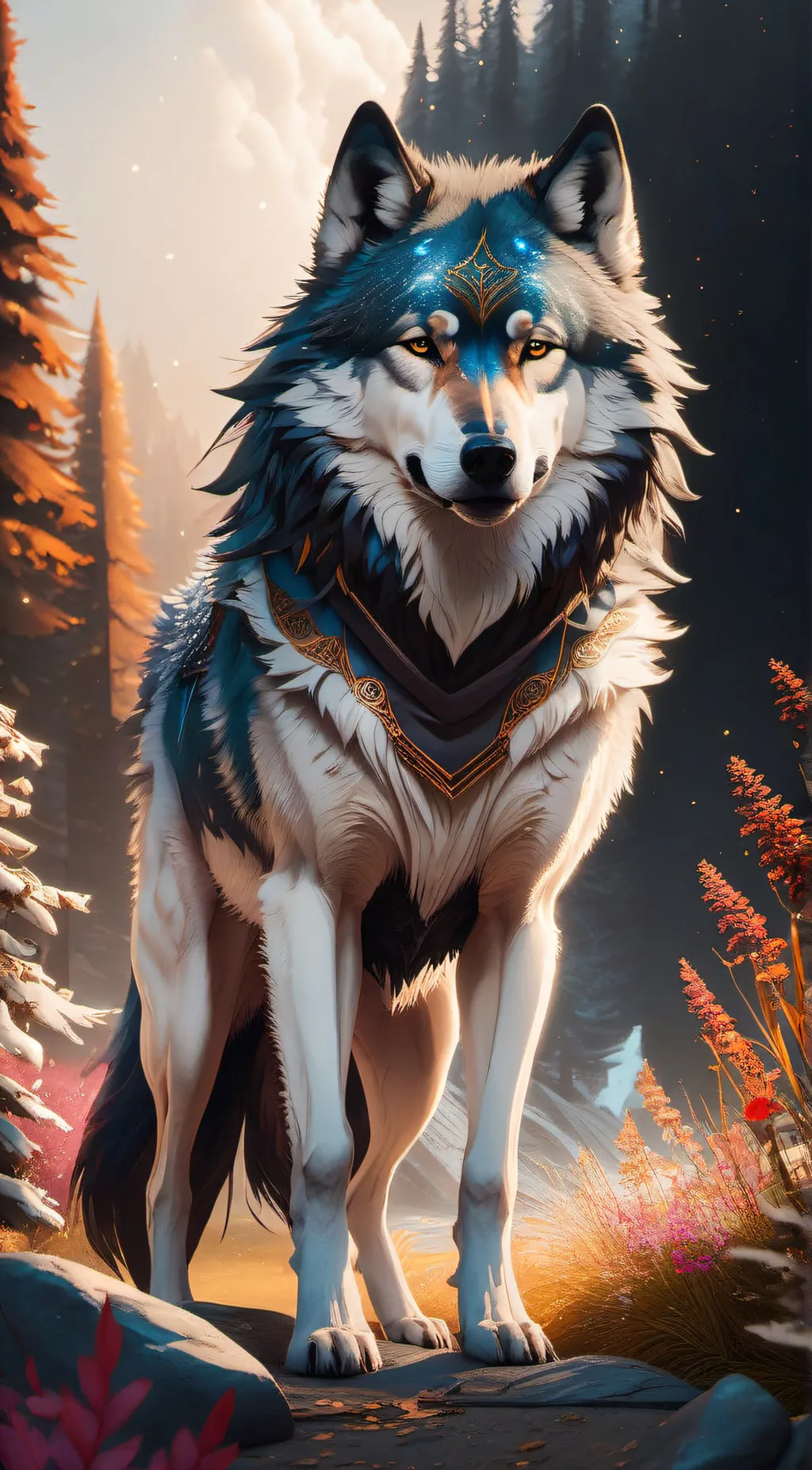 ai character: alpha background