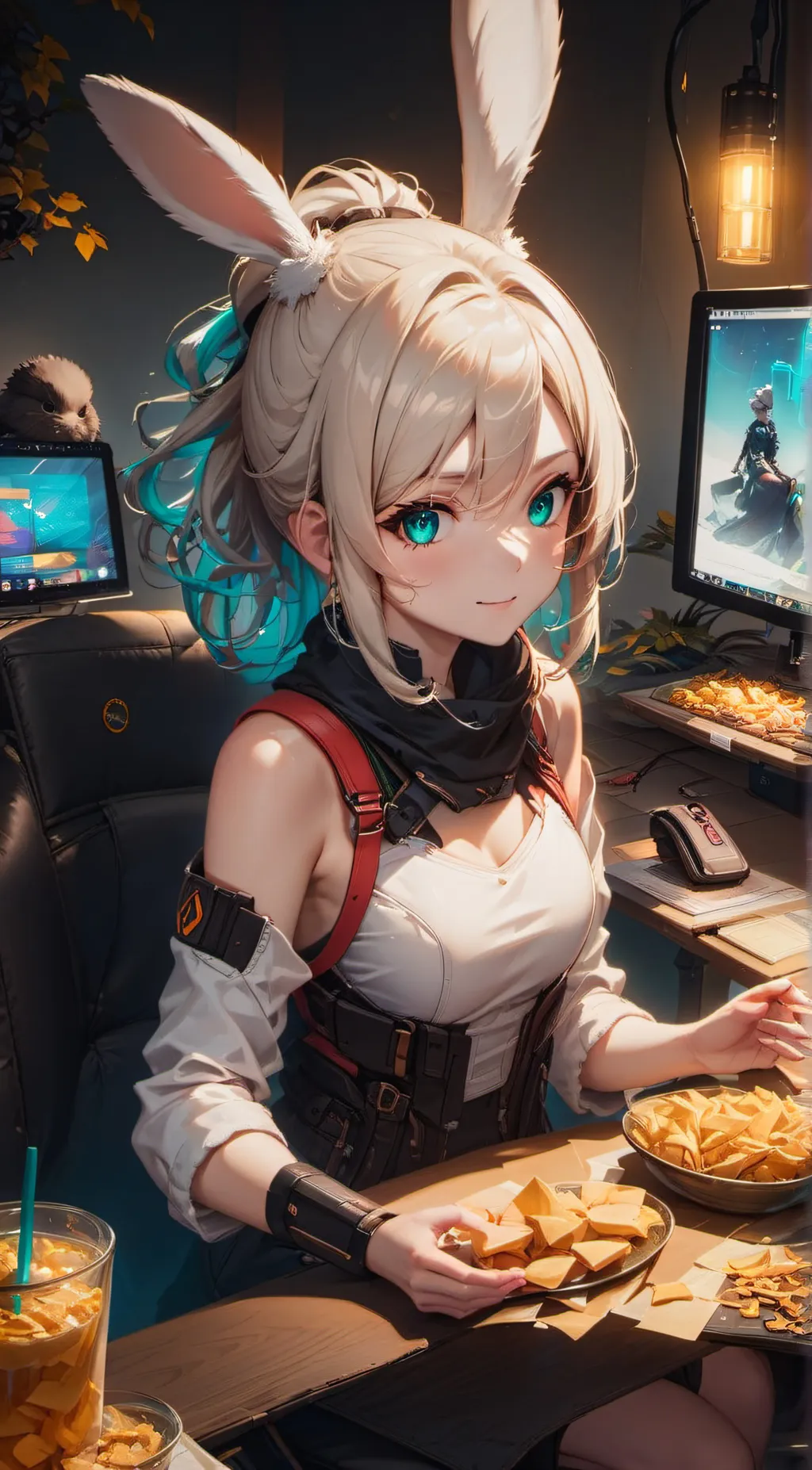 ai character: R4B8I7 background