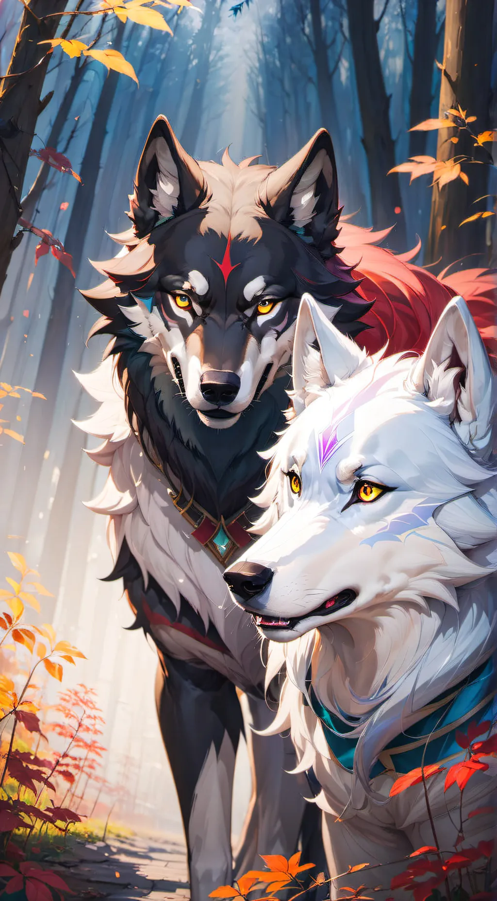 ai character: Ash&Ava background