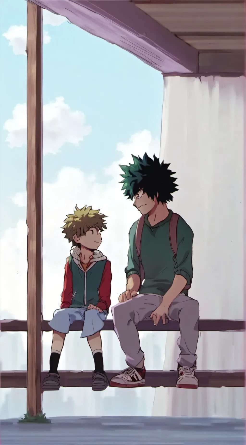 ai character: deku background