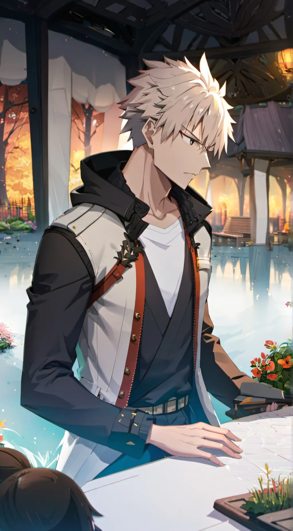 ai character: Bakugo background