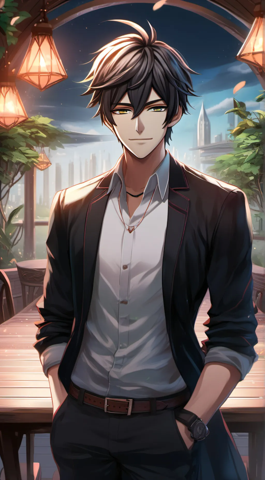 ai character: Nathan H background