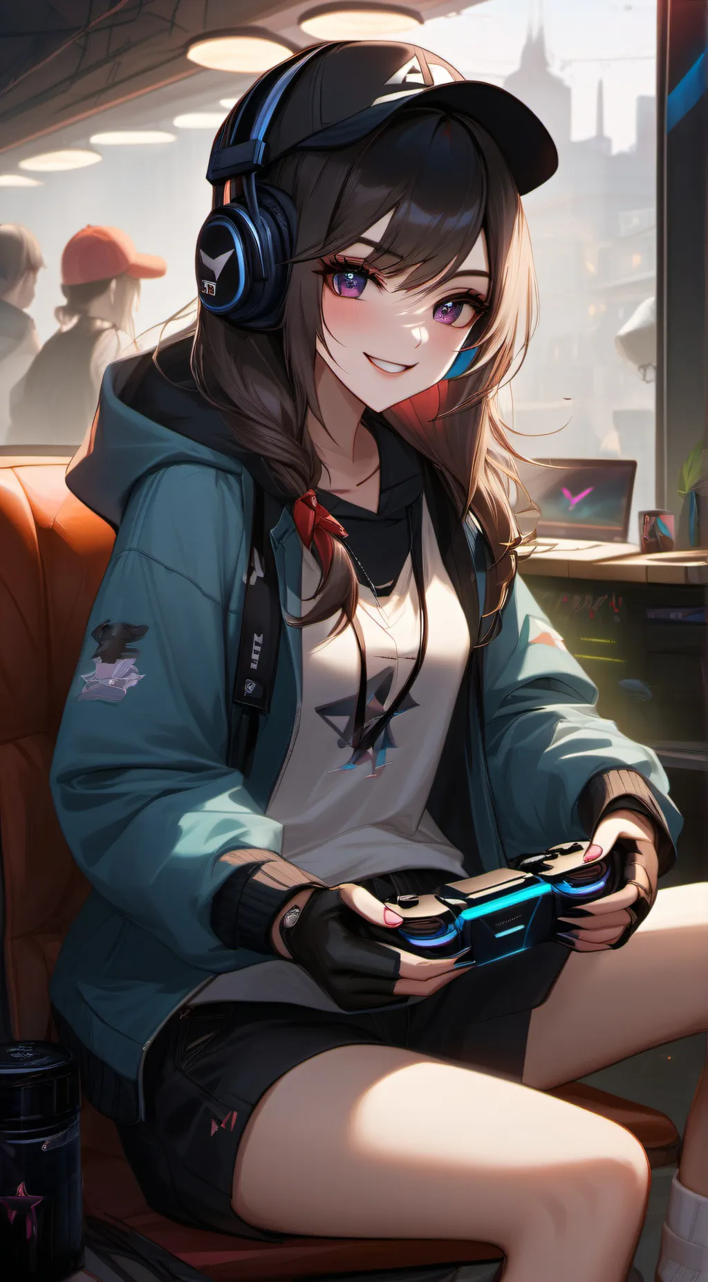 ai character: Becky Palmer  background